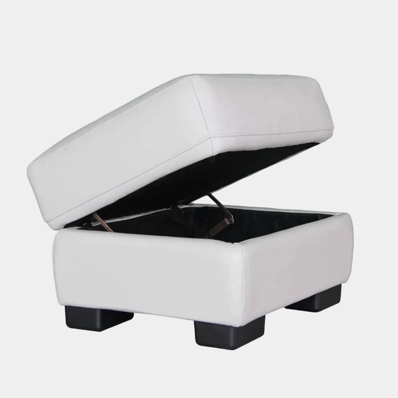 Trapani - Storage Footstool, Leather