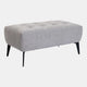 Bench Footstool In Grade BSF20 Fabric F20-TX2770 Milan Greige