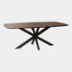Vardi - Wooden Dining Table in Terazzo Bronze