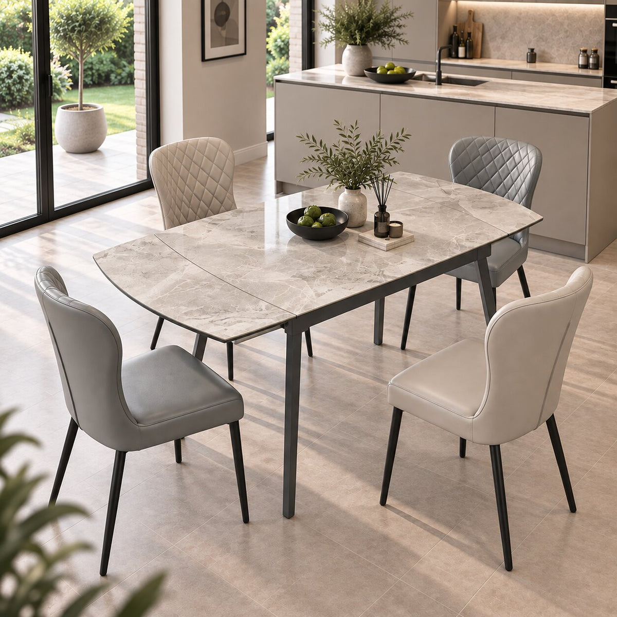 Vinci - Ceramic Extending Dining Table