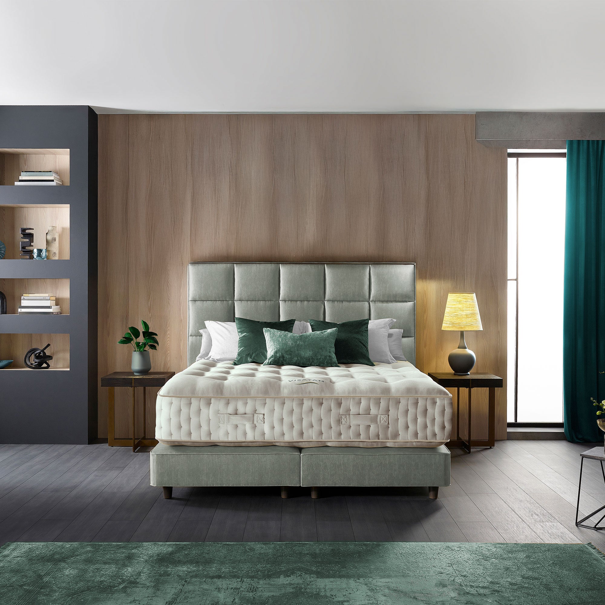 Harrison Spinks Visayan - Bed & Mattress Set, Shallow Edge