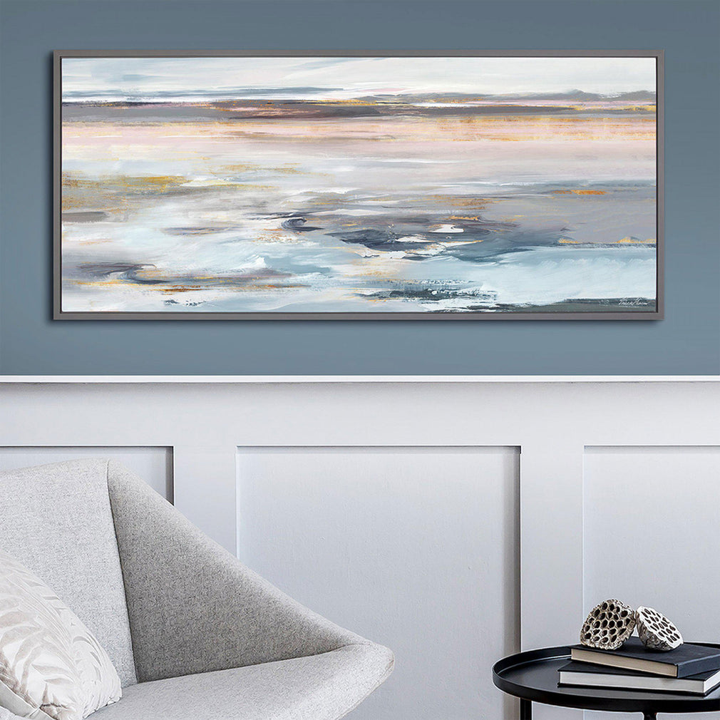Even Tide - Framed Canvas Wall Art