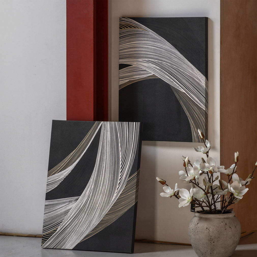 Curve Appeal - Canvas Wall Art, Set of 2