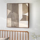 Cemento Abstract - Framed Canvas Wall Art