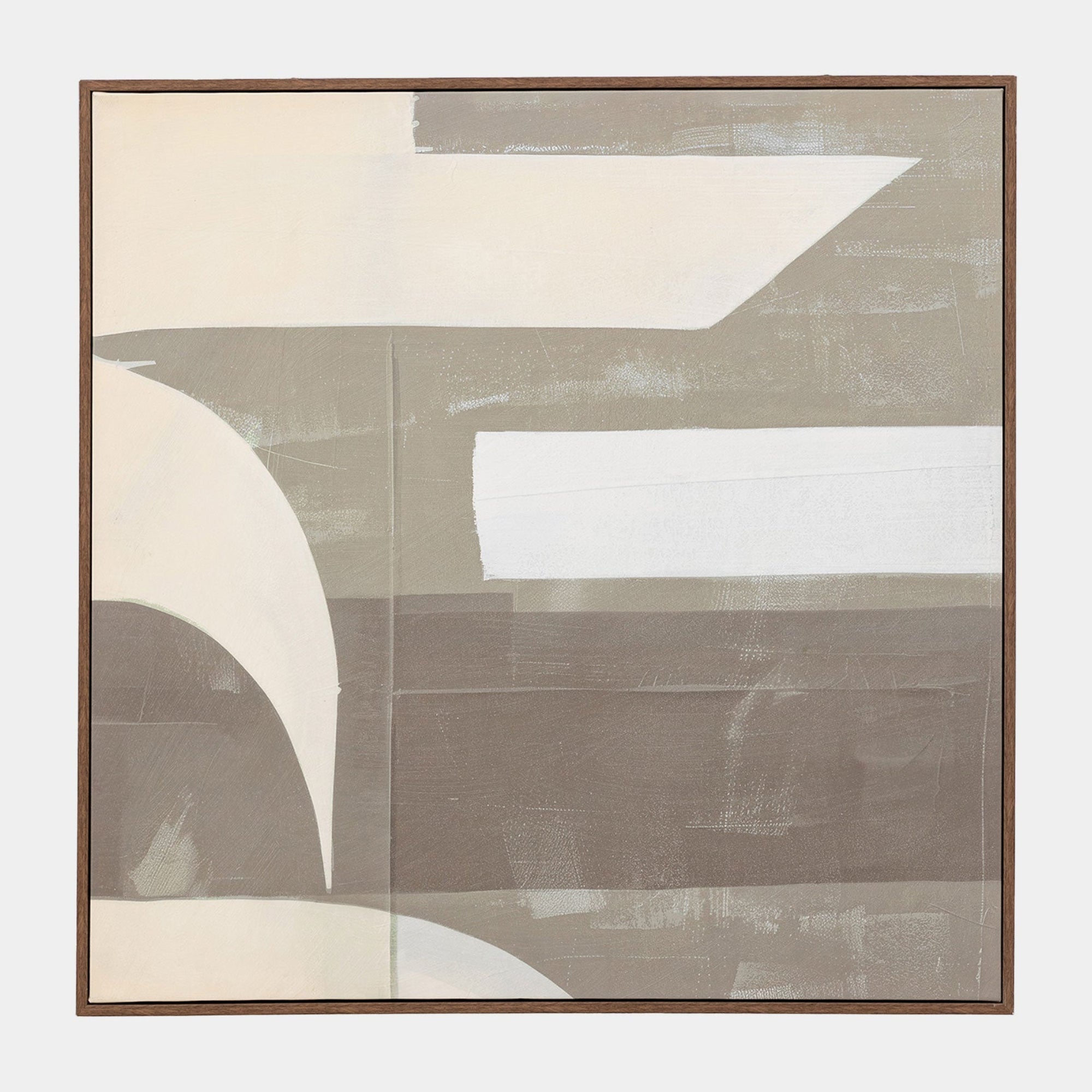 Concreta Abstract - Framed Canvas Wall Art