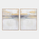 Modern Sunset - Framed Canvas Wall Art, Set of 2