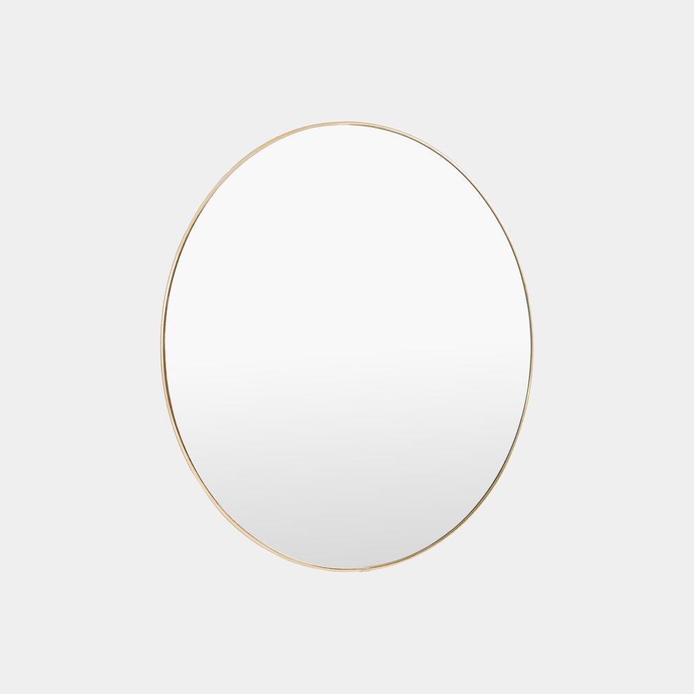Chambord Gold - Round Wall Mirror
