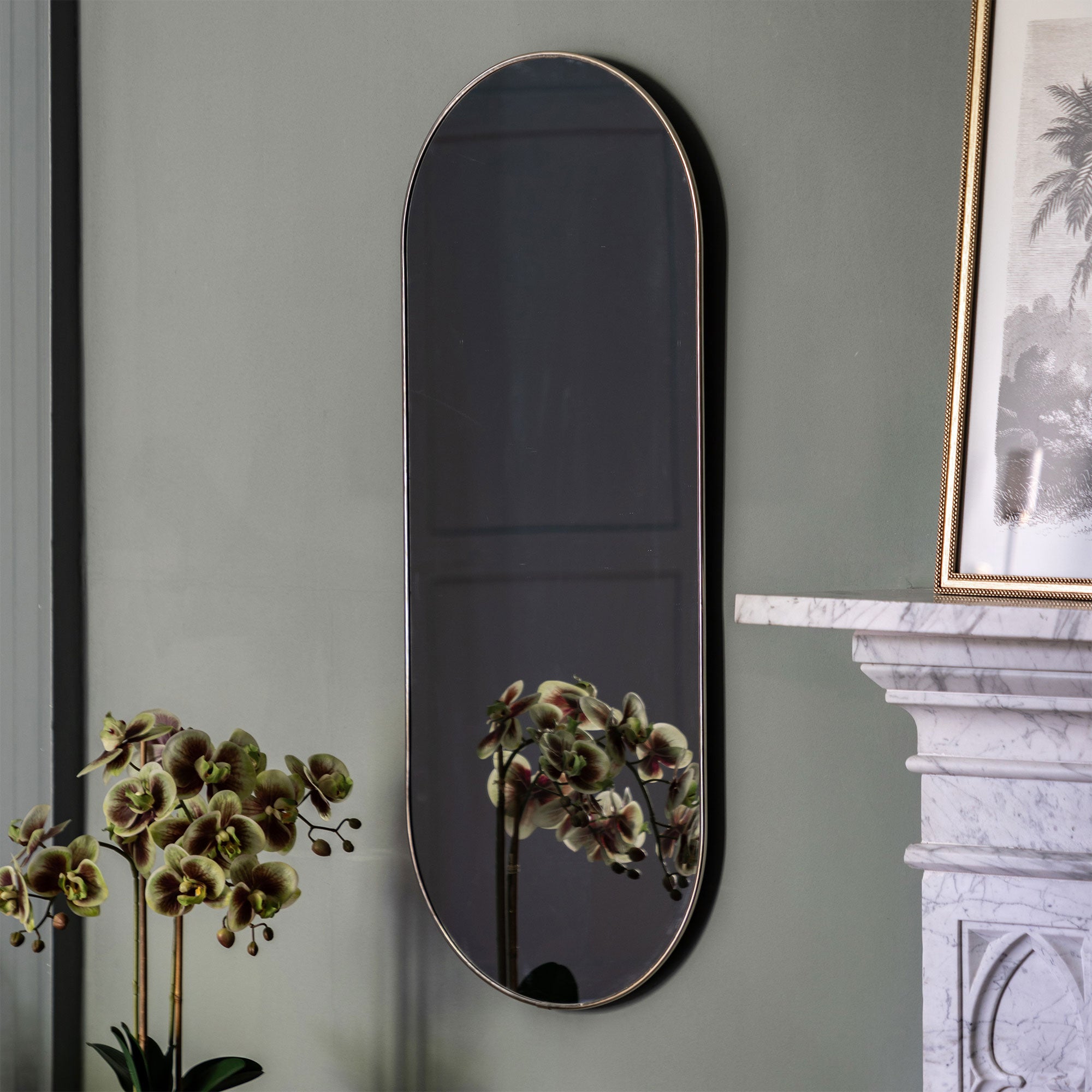 Chambord Gold - Ellipse Wall Mirror