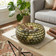 Olive Cut - Decorative Bowl, Green Glass