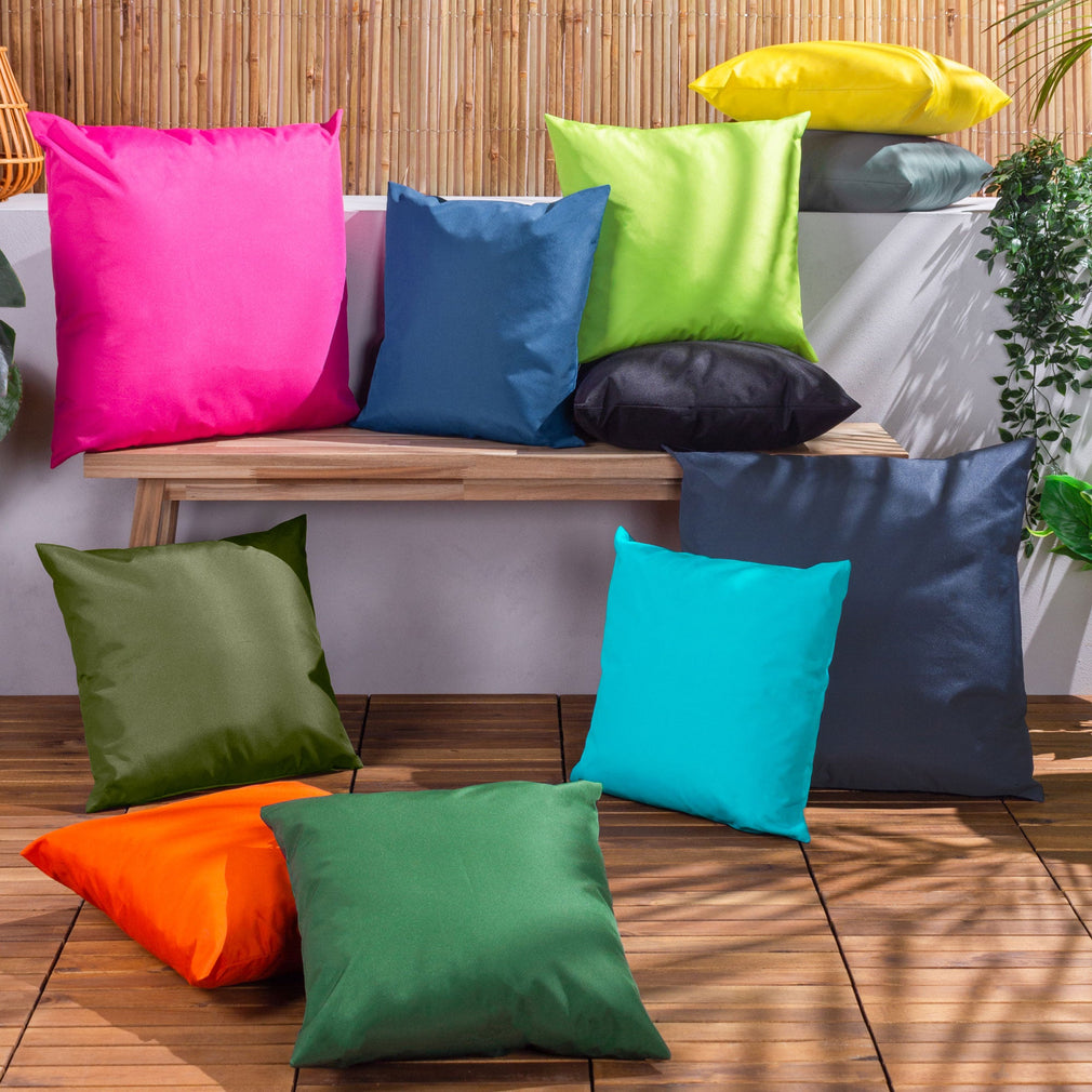 Plain - Olive Green Outdoor Cushion 43x43cm