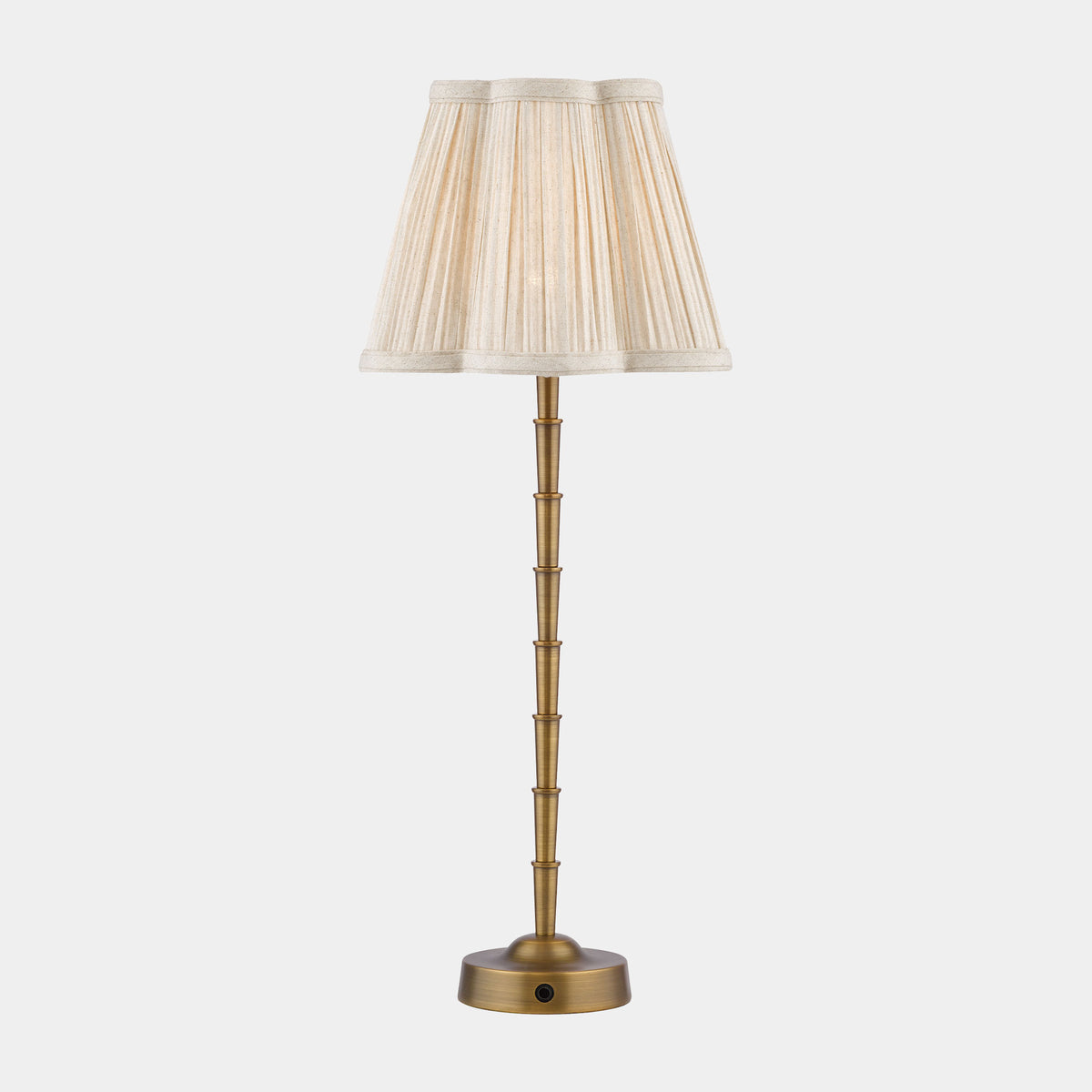 Bamboo Antique Brass - Table Lamp, Rechargeable
