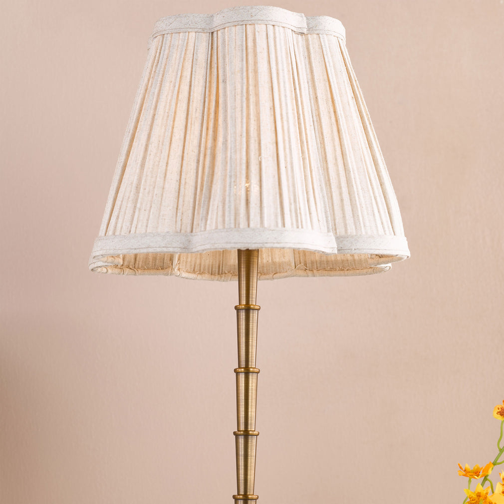 Bamboo Antique Brass - Table Lamp, Rechargeable