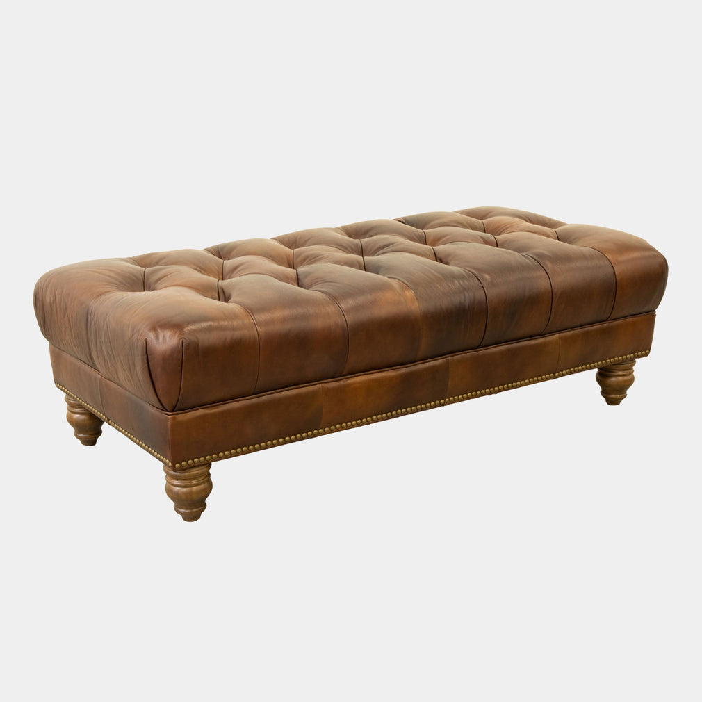 Blenheim - Footstool, Leather