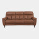 Connecticut - 3 Seat Power Recliner Sofa, Leather Warm Brown - VS-682E