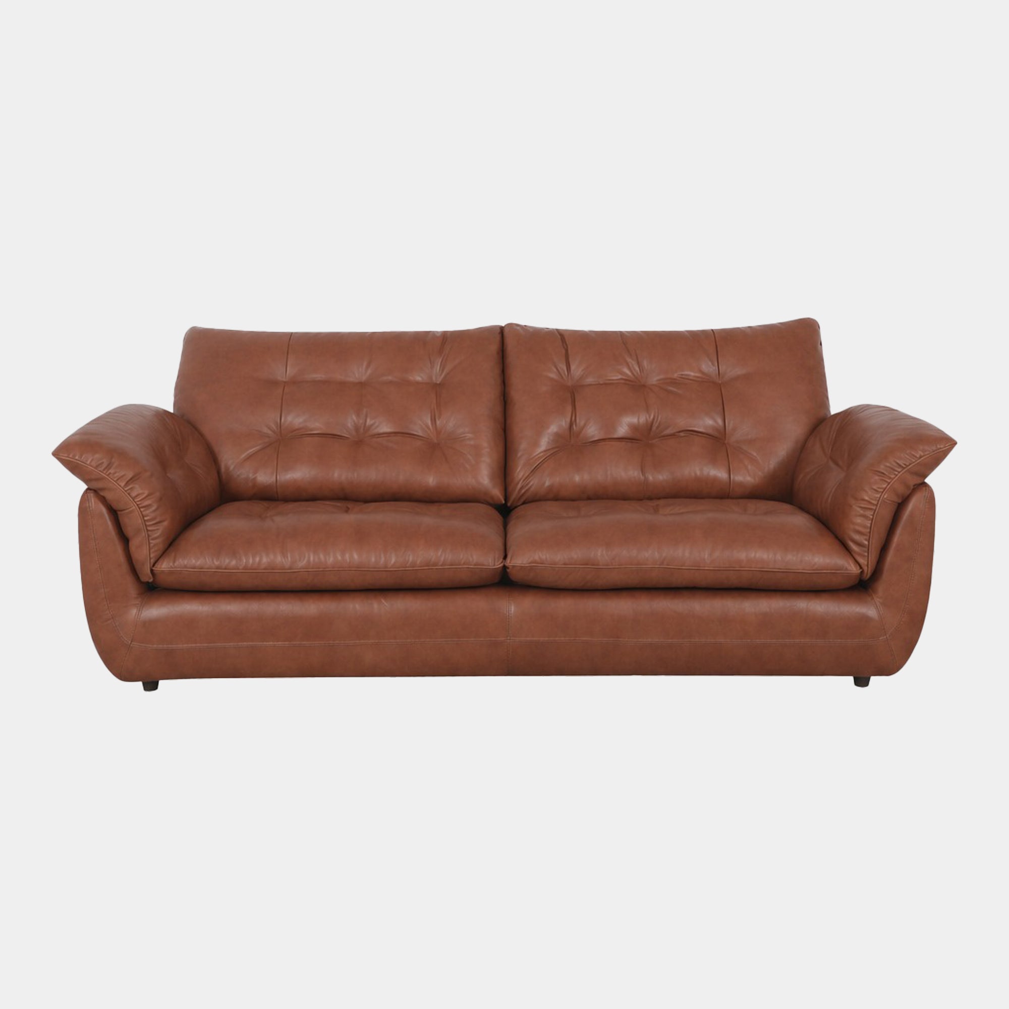 Houston - 2.5 Seat Sofa, Leather Warm Brown - VS-682E