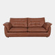 Houston - 2.5 Seat Sofa, Leather Warm Brown - VS-682E
