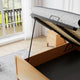 Warrington - Ottoman Bedframe, Curved Headboard