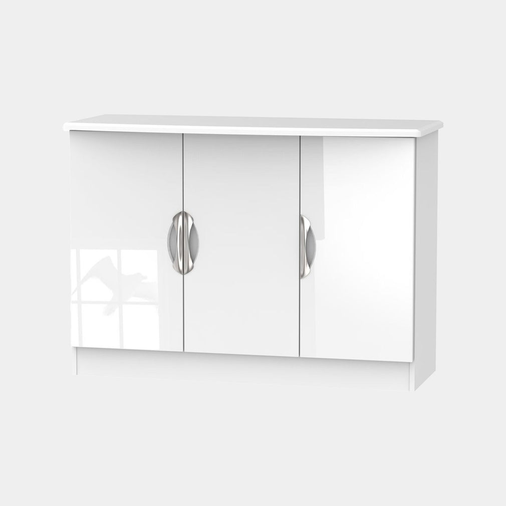 Cornell - 3 Door Storage Unit White
