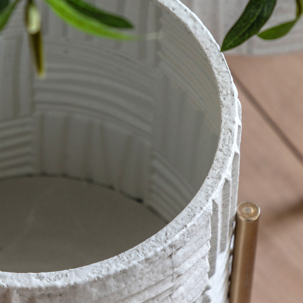 Luxe Geo - Neutral Garden Planters, Set of 2