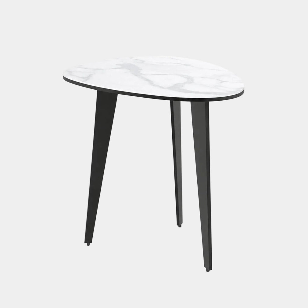 Freya - Ceramic Side Table White