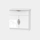 Cornell - 2 Door Sideboard, High Gloss 2 Doors 1 Drawer White