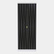 Jewel - 2 Door Wardrobe White Carcase & Black Fronts