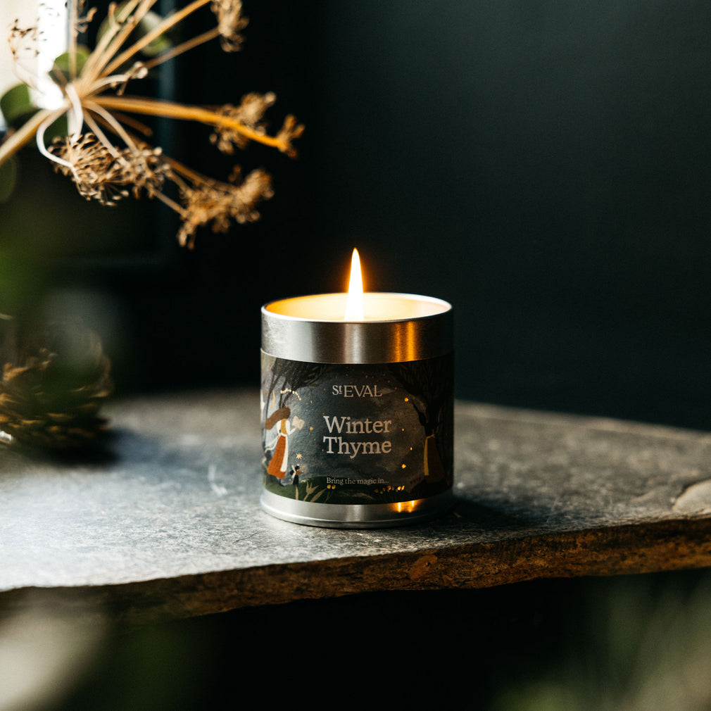 St Eval Winter Thyme - Festive Candle Set