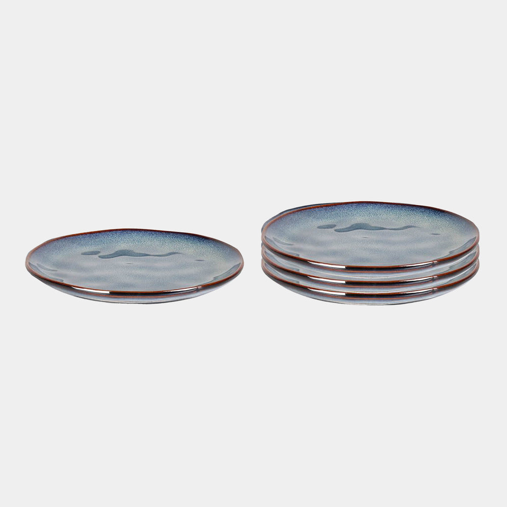 Storm - Dinner Plates Set of 4, Blue