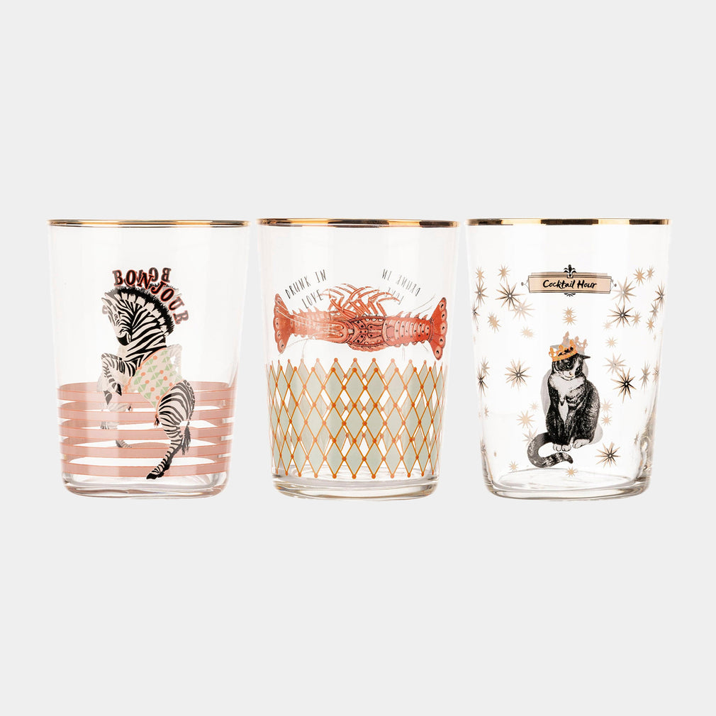 Yvonne Ellen - Hi Ball Glass Set Of 3