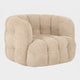Amsterdam - Swivel Accent Chair In Natural Fabric