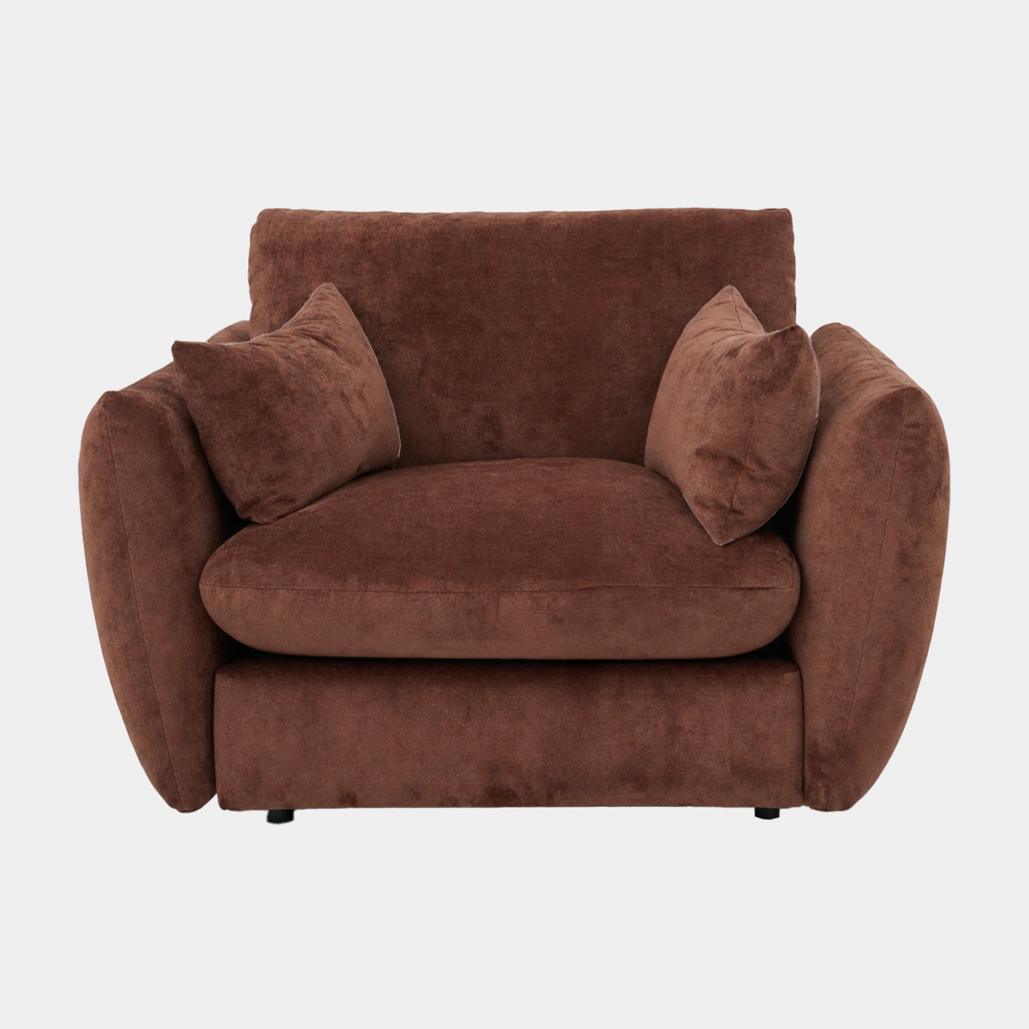 Brooklyn - Snuggler, Hudson Cocoa Fabric