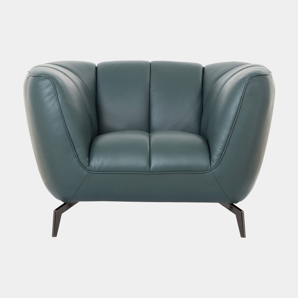 Odyssey - Armchair, Oslo Peacock Leather