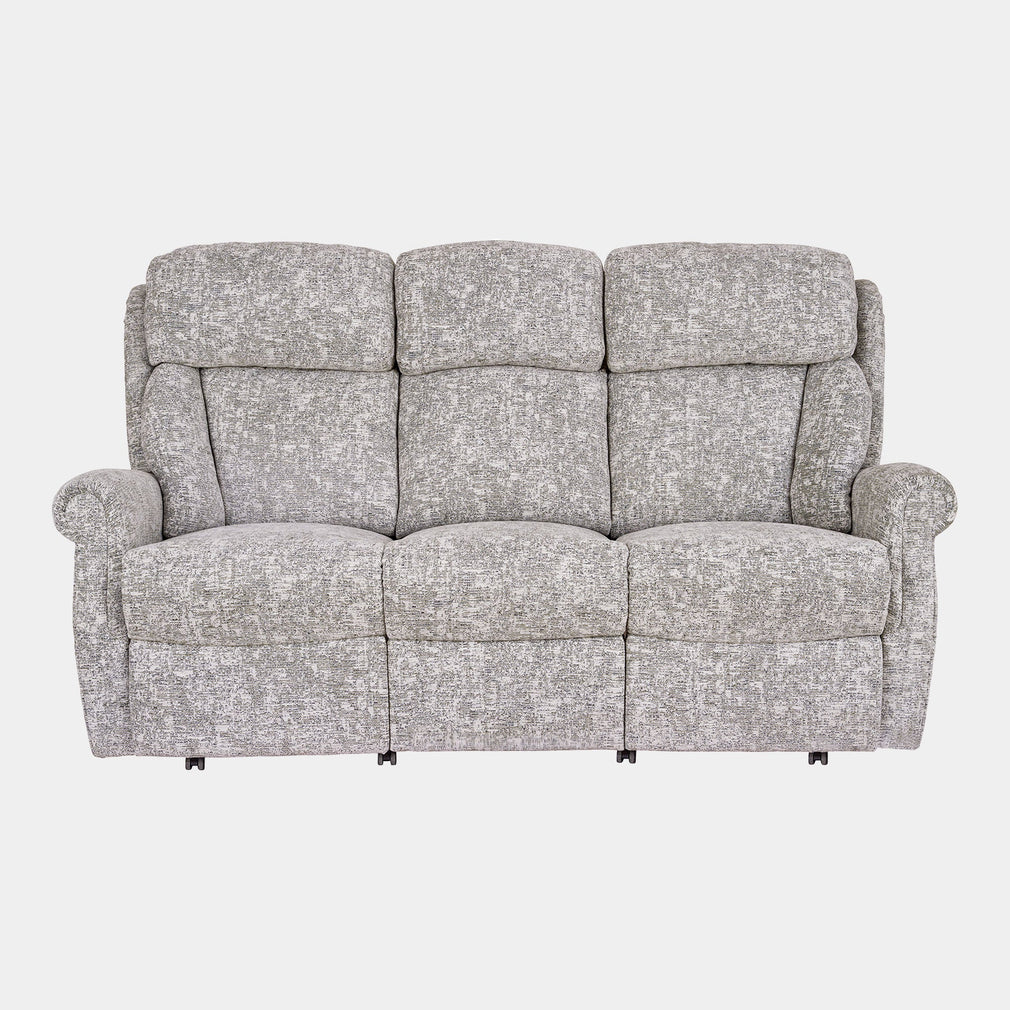Bibury - 3 Seat Single Motor Recliner, Fabric