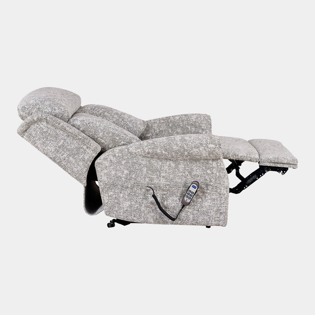 Bibury - Petite Single Motor Recliner Chair, Fabric