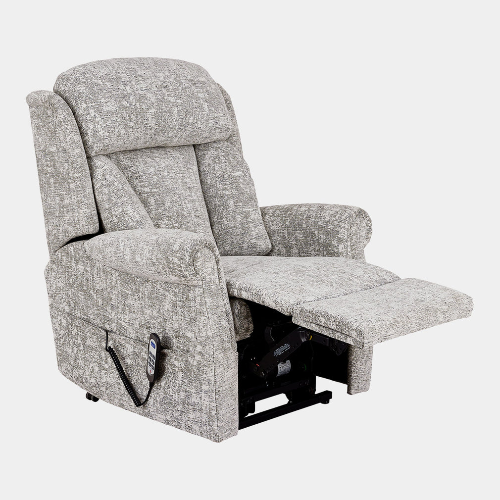 Bibury - Standard Single Motor Recliner Chair, Fabric