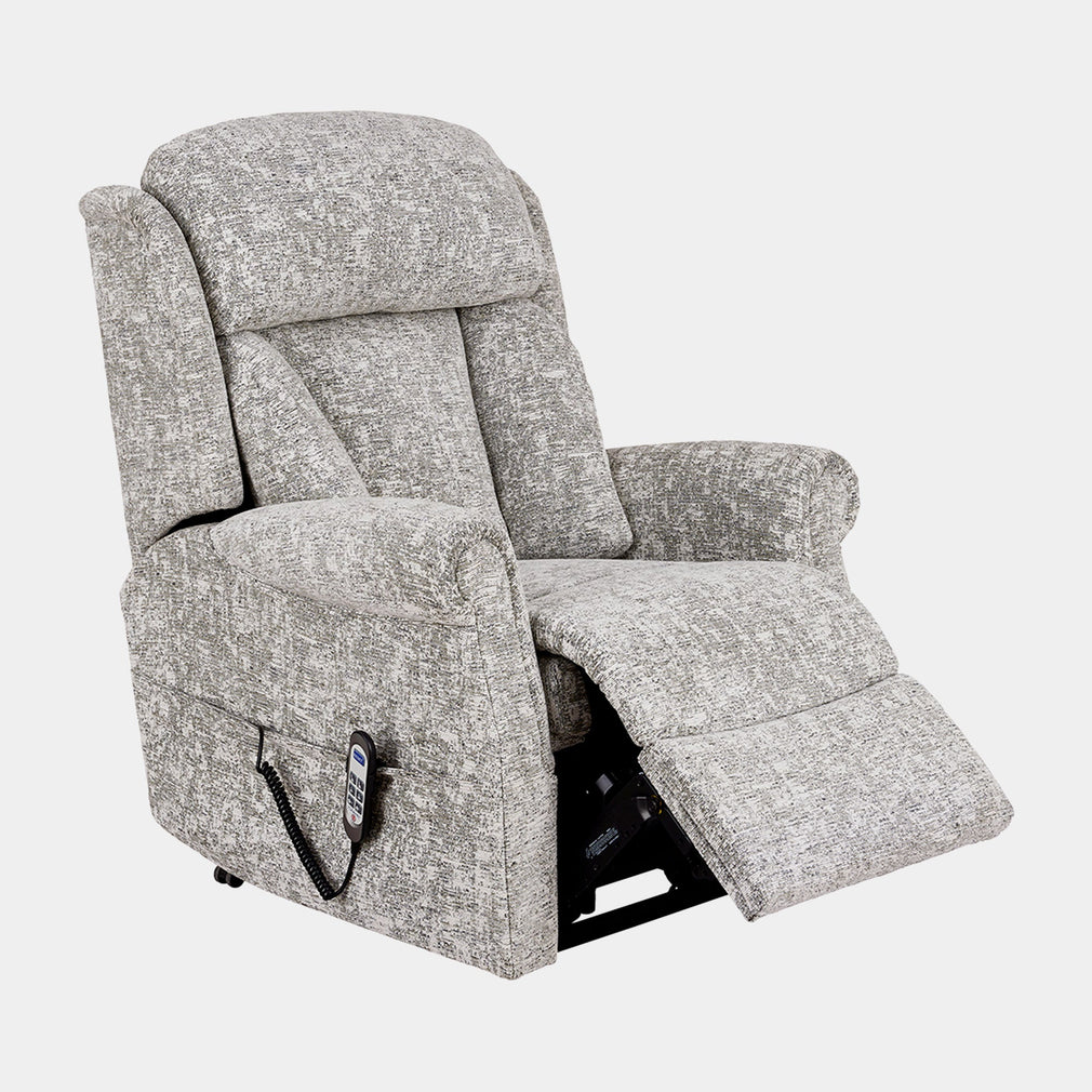 Bibury - Standard Single Motor Recliner Chair, Fabric