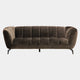 Odyssey - 3 Seat Sofa, Fabric Aston Chocolate