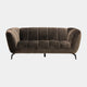 Odyssey - 2 Seat Sofa, Fabric Aston Chocolate