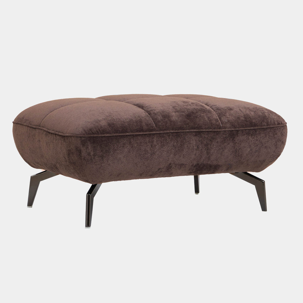Odyssey - Footstool, Fabric Aston Chocolate
