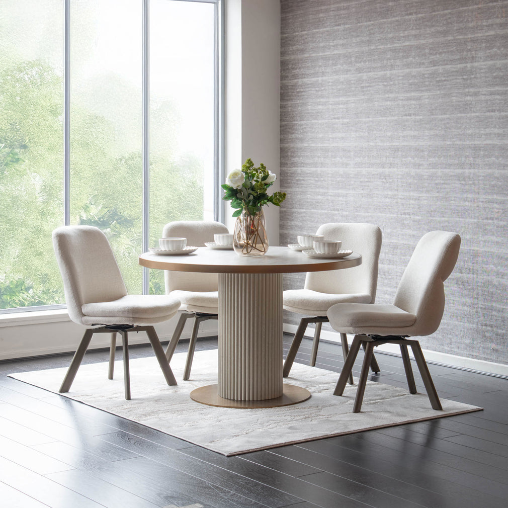 Biarritz - Ceramic Round Dining Table