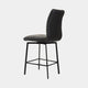 Clover - Swivel Counter Stool In Soleda Leather, Anthracite