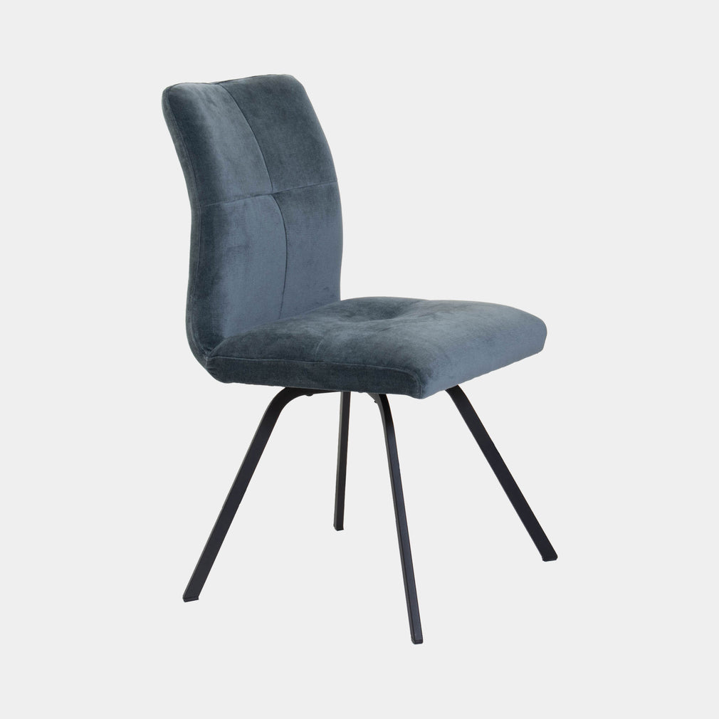 Clover - Dining Chair, Fabric Ocean