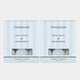 Stoneglow Modern Classics - Sea Salt & Oakmoss Tealight Candles, Set of 2