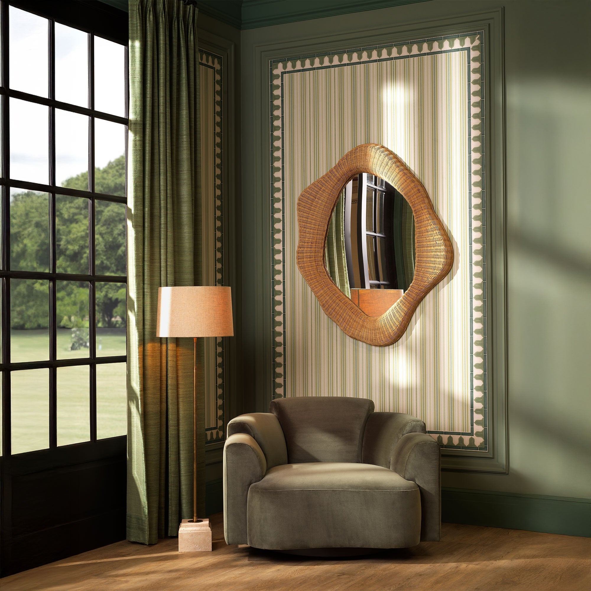 Eichholtz Marbella - Swivel Chair, Fabric