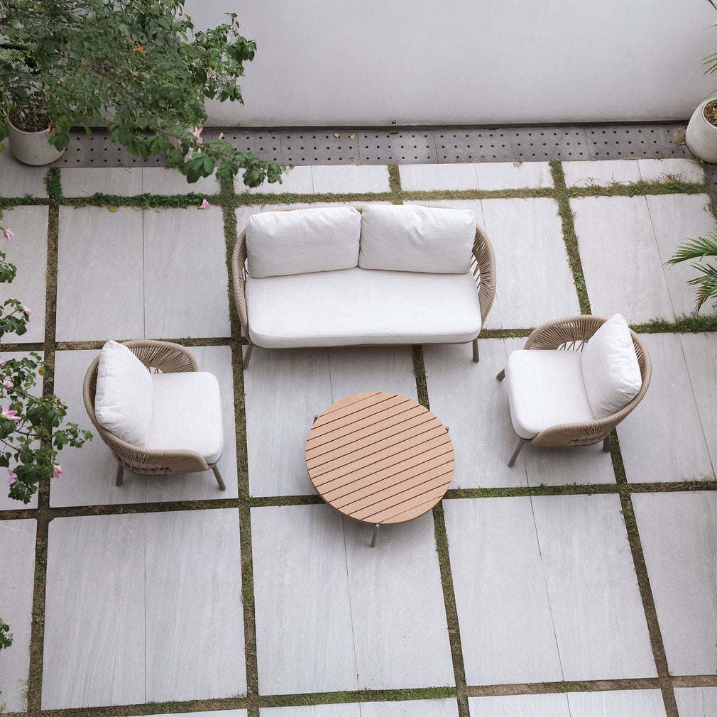 Mauritius - Garden Sofa Set With Coffee Table