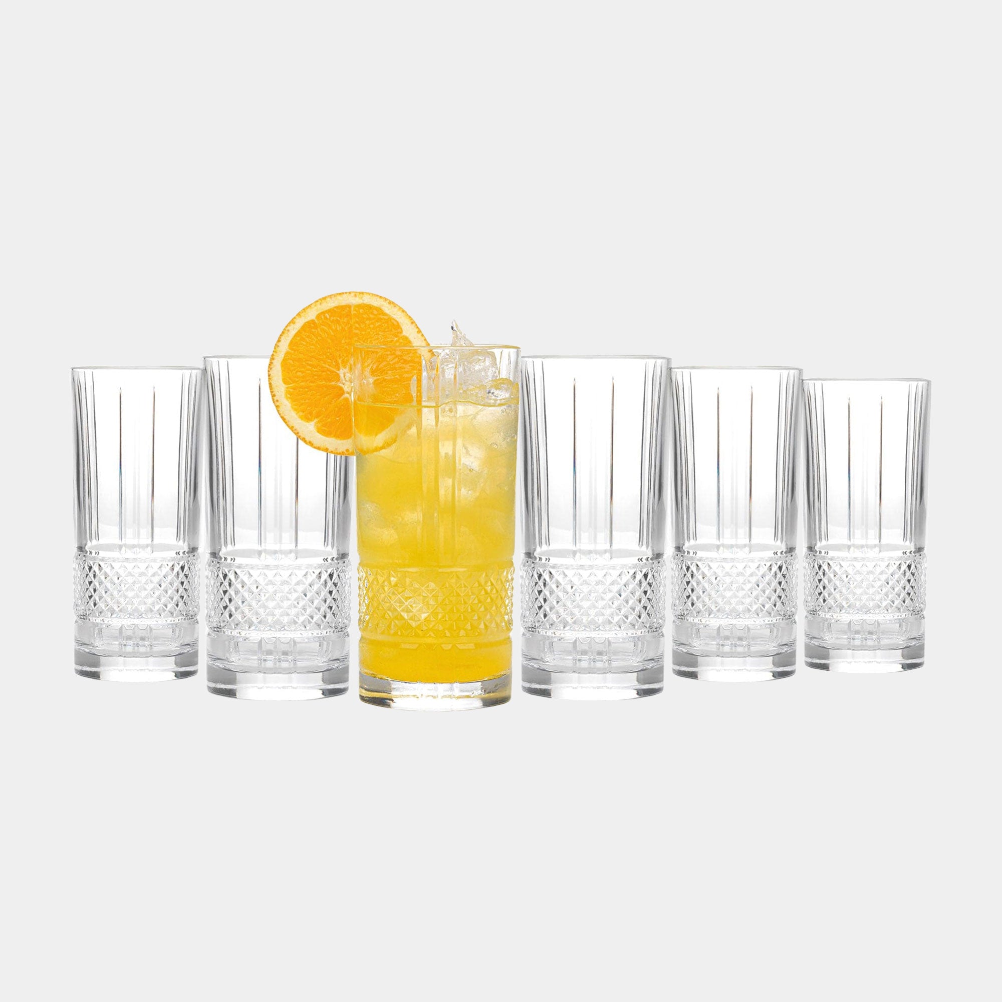 RCR Crystal Brillante - Hiball Tumblers, Set of 6