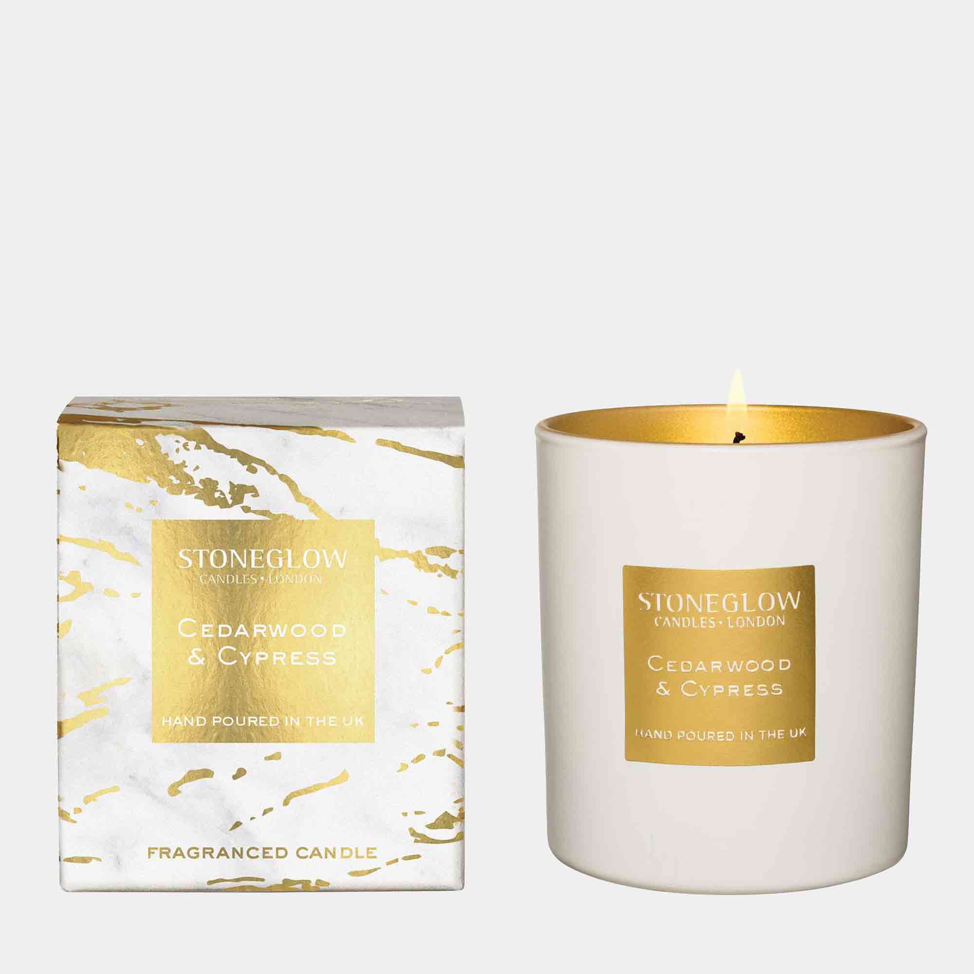 Stoneglow Luna - Cedarwood & Cypress Candle