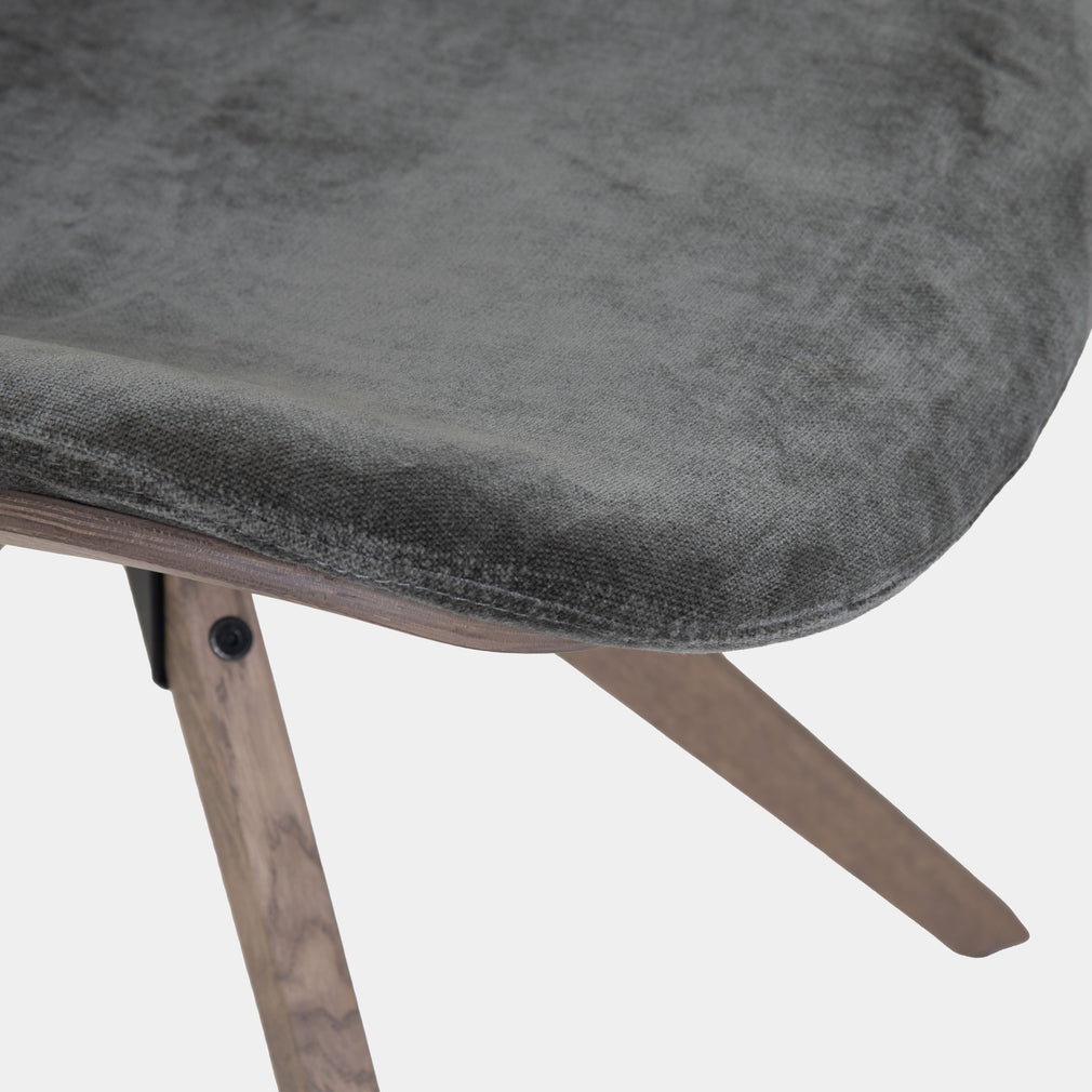 Terra - Swivel Dining Chair in Sage Fabric
