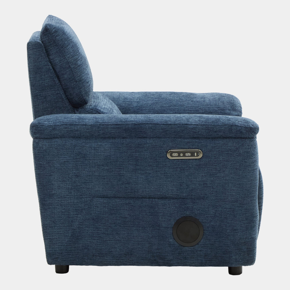 Odeon - Power Recliner Chair With Bluetooth In Fabric