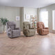 Bibury - Grande Single Motor Recliner Chair, Fabric